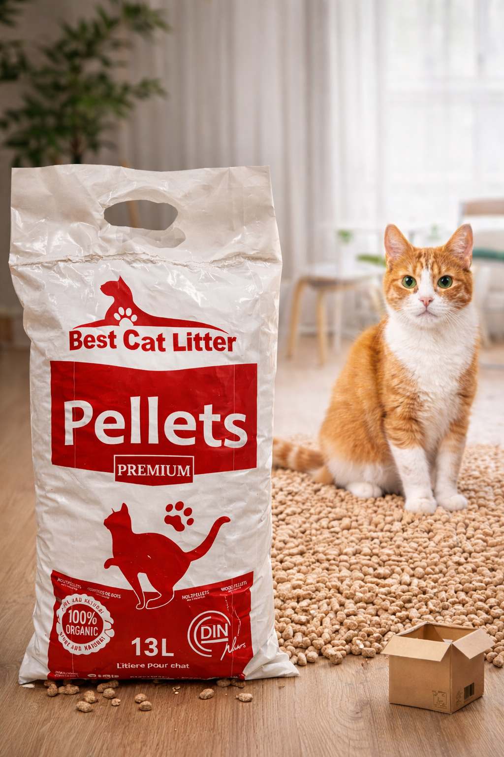 Litiere pour chats Pellets Premium